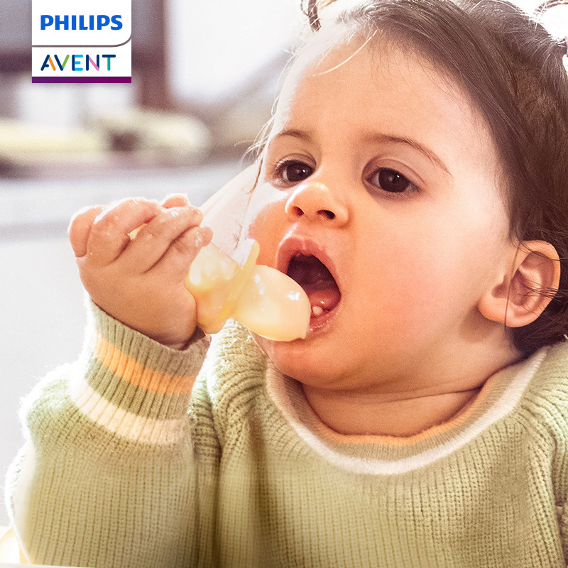 Baby Food Eating - PHILIPS AVENT gel de sílice Cuchara