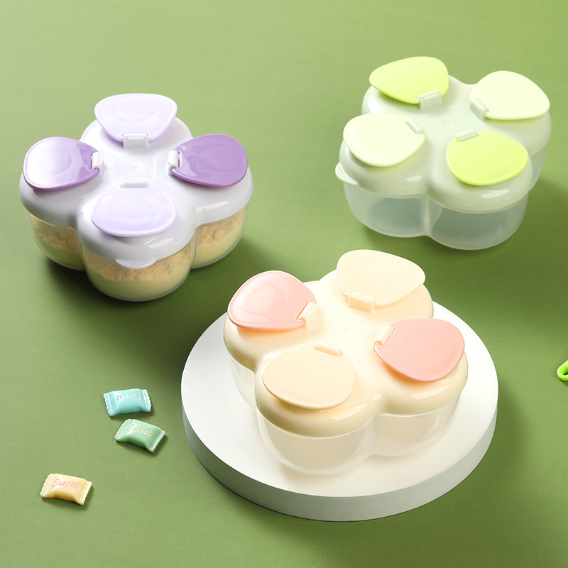 Baby Food Delivery - Contenedor Portátil Clover de 4 Compartimentos
