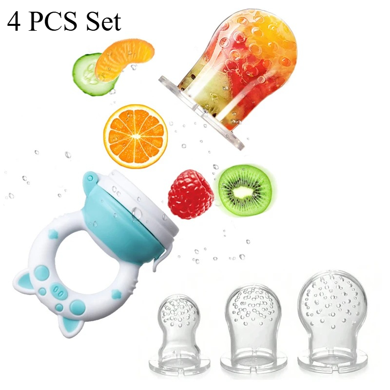 Baby Food Diet - Juego de 4 Alimentadores de Silicona