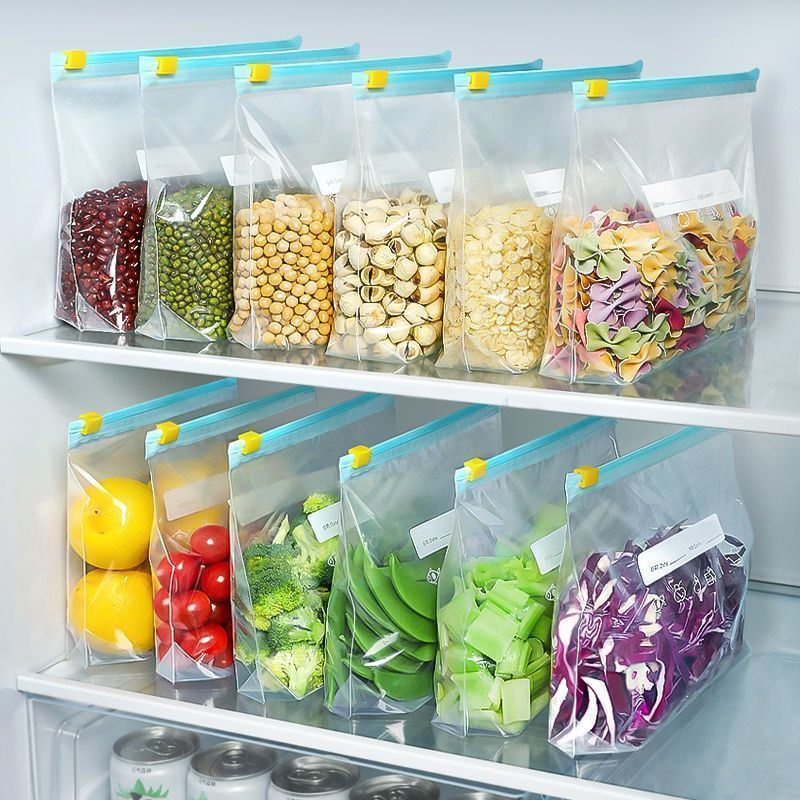 Food Pouch Reusable - 100 Uds. Bolsas para congelador de