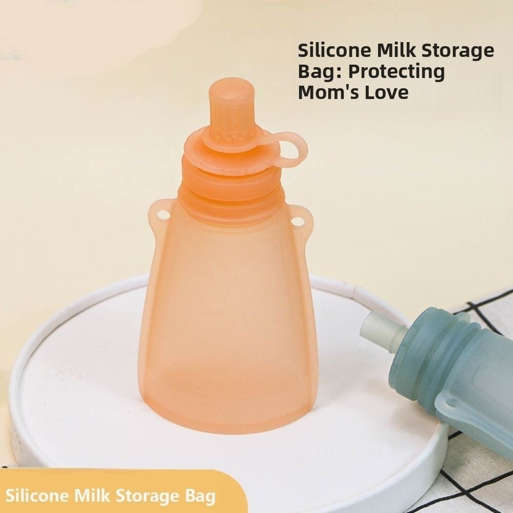 Baby Food Reusable Pouches - Bolsa de silicona sin BPA para