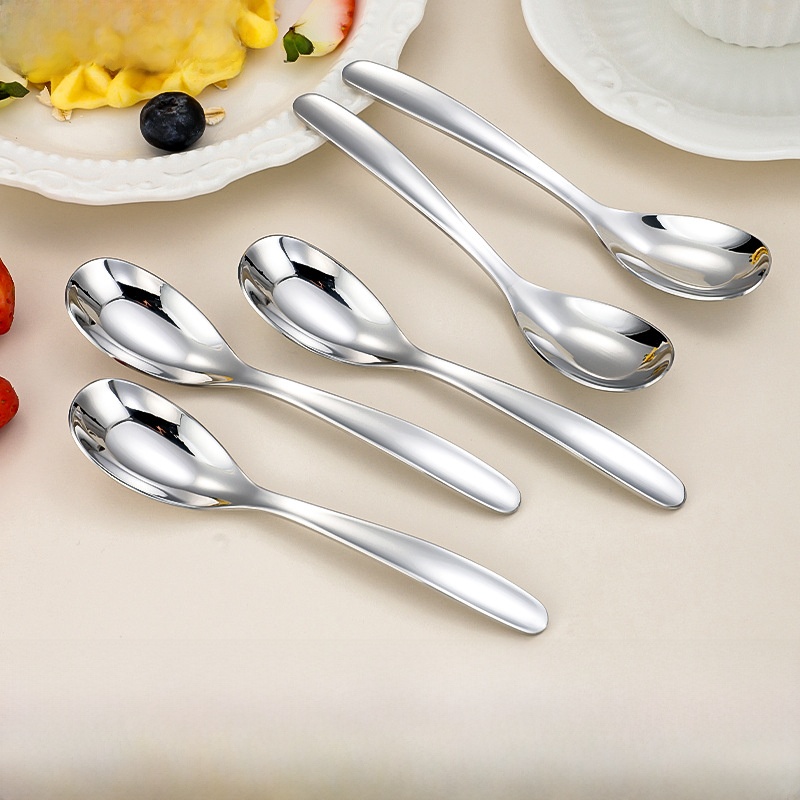 Baby Food Eating - Cuchara de Acero Inoxidable 316 de