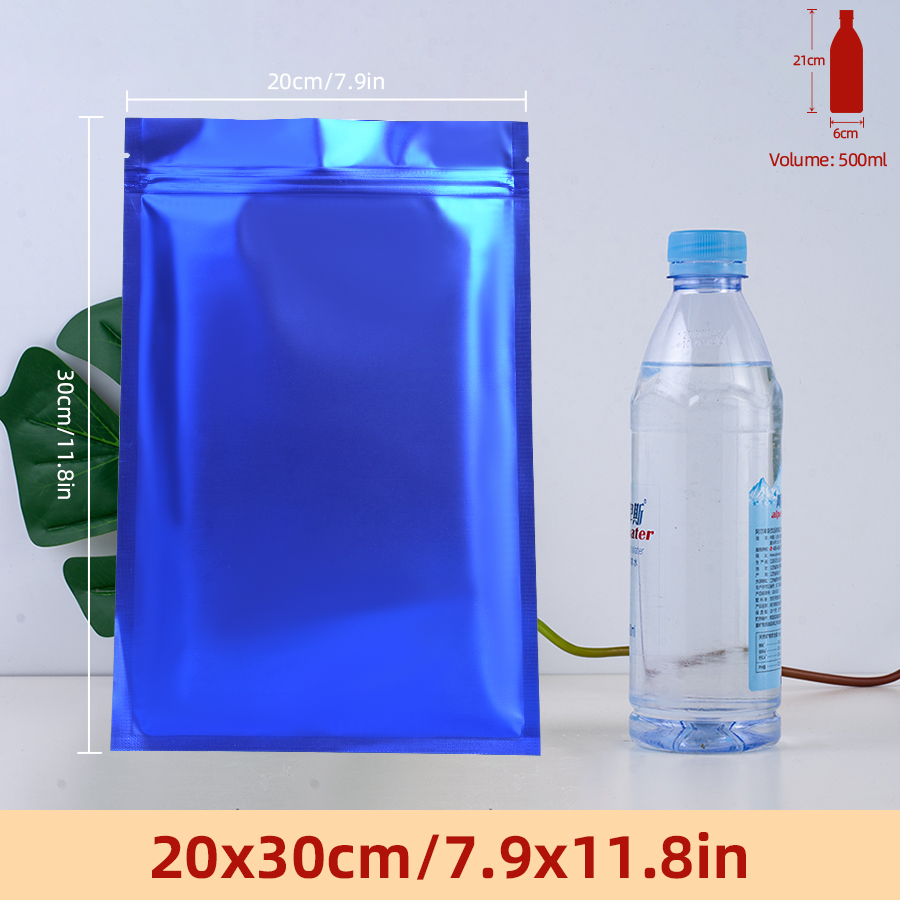 Food Pouch Reusable - 100 unidades de bolsas con cierre