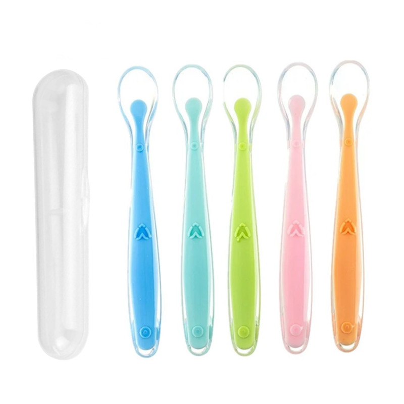 Baby Food Diet - Cucharas de silicona para bebé sin