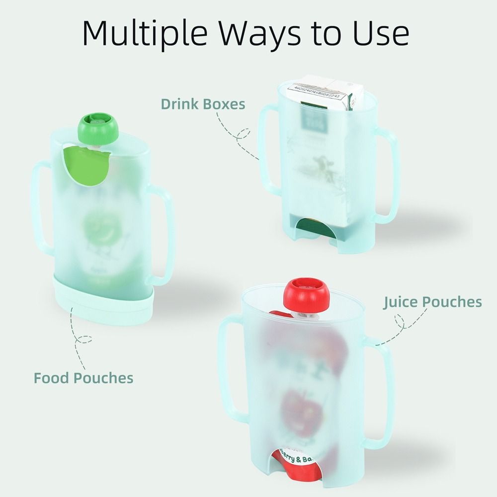Baby Food Reusable Pouches - Soporte para Bolsas de Plástico, a