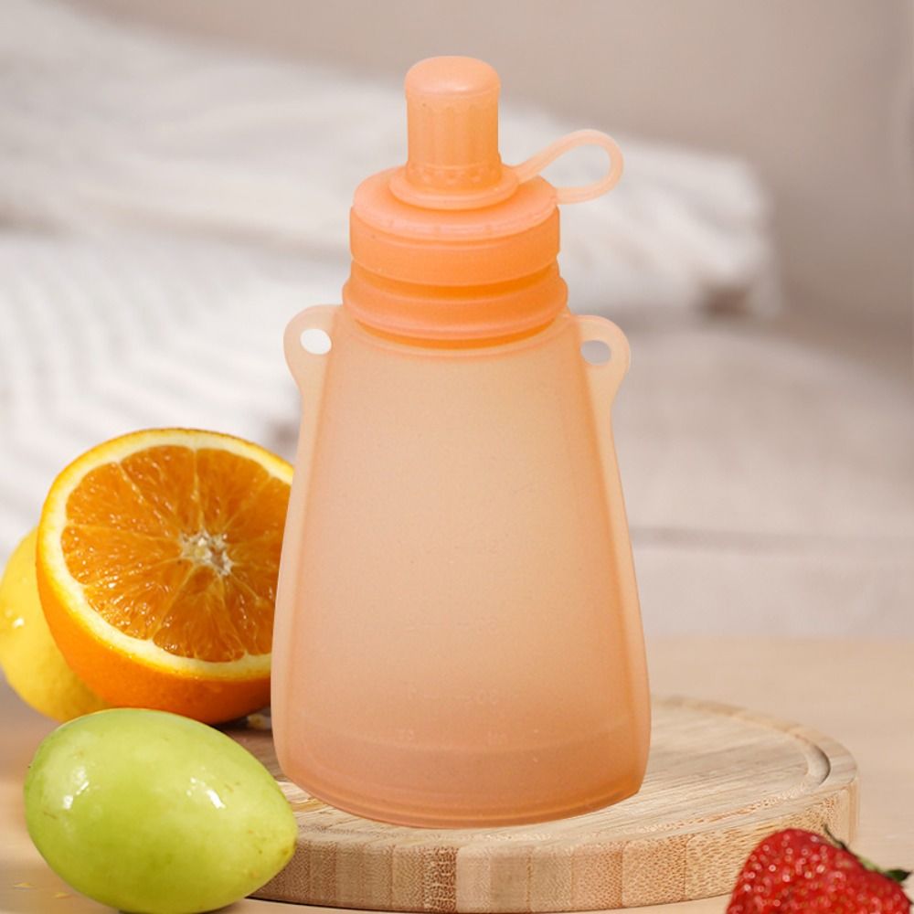 Bolsa de silicona para comida  - Baby Food Reusable Pouches reseña y precio