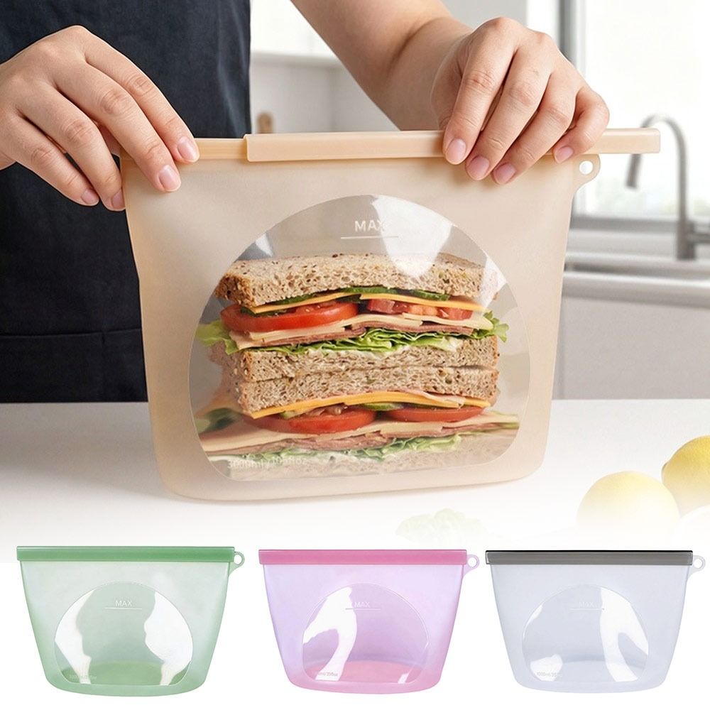 Bolsa de Silicona para Conserv - Food Pouch Reusable reseña y precio