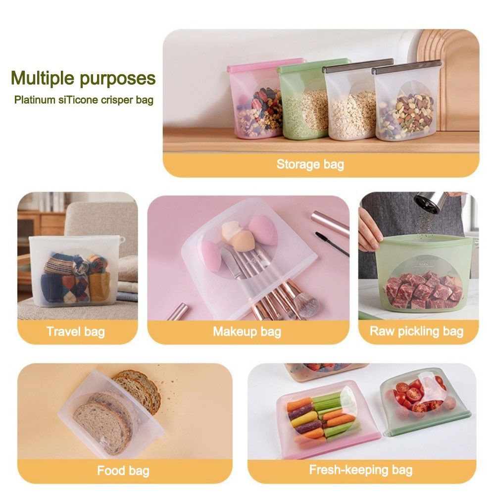 Bolsa de Silicona para Conserv - Food Pouch Reusable reseña y precio
