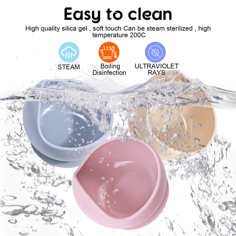 Cuenco con ventosa de silicona - Baby Food Eating reseña y precio