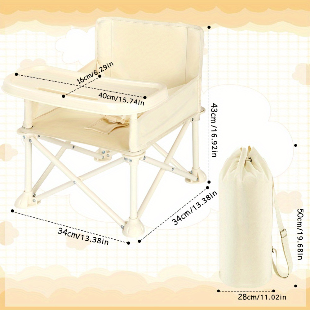 Trona elegante y duradera con  - Baby Food Eating Chair reseña y precio
