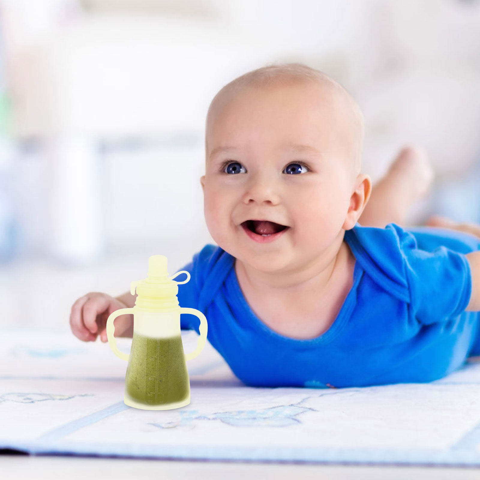 Bolsas de Silicona Reutilizabl - Baby Food Reusable Pouches reseña y precio