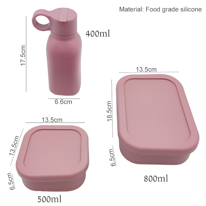 Botella de agua de silicona co - Baby Food Logo reseña y precio