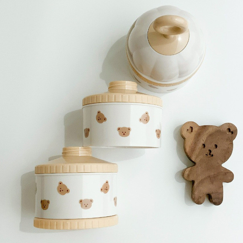 Caja de leche en polvo de oso  - Baby Food Dispenser reseña y precio