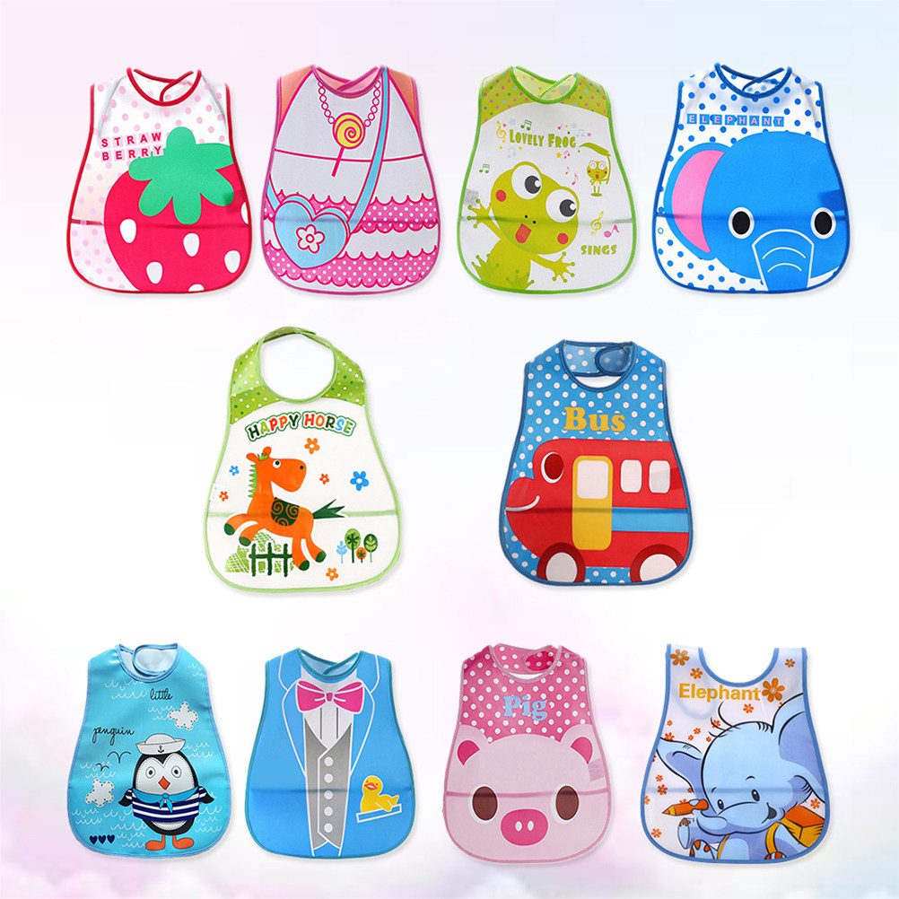 10 baberos impermeables para b - Baby Food Eating reseña y precio