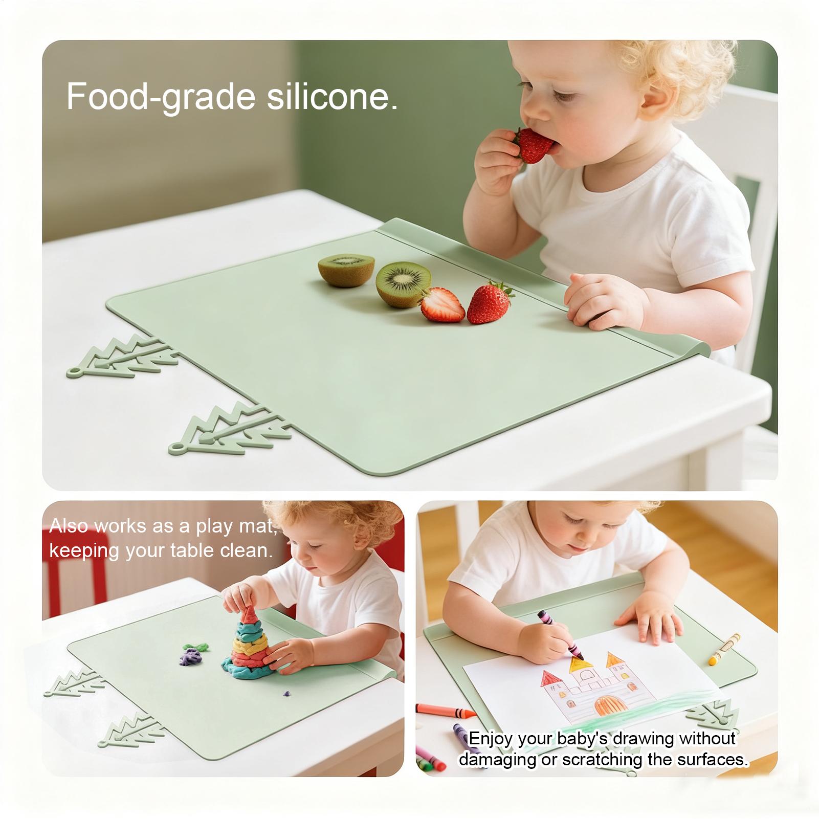 Mantel Individual de silicona, - Baby Food Eating reseña y precio