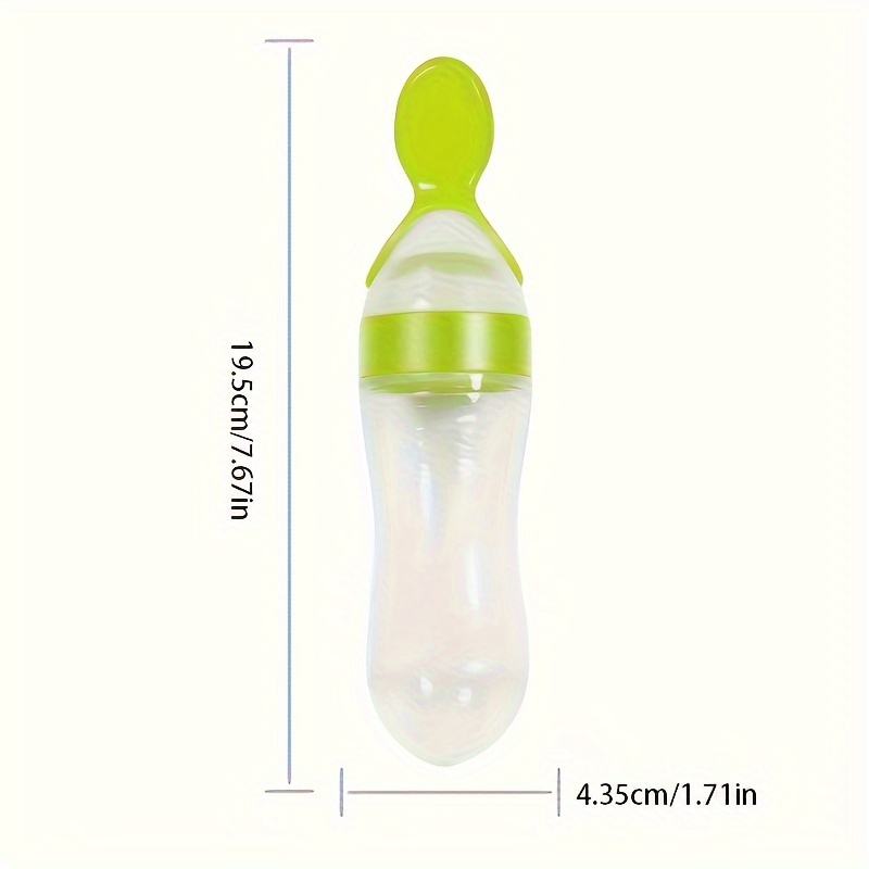 Biberón de silicona para alime - Baby Food Diet reseña y precio
