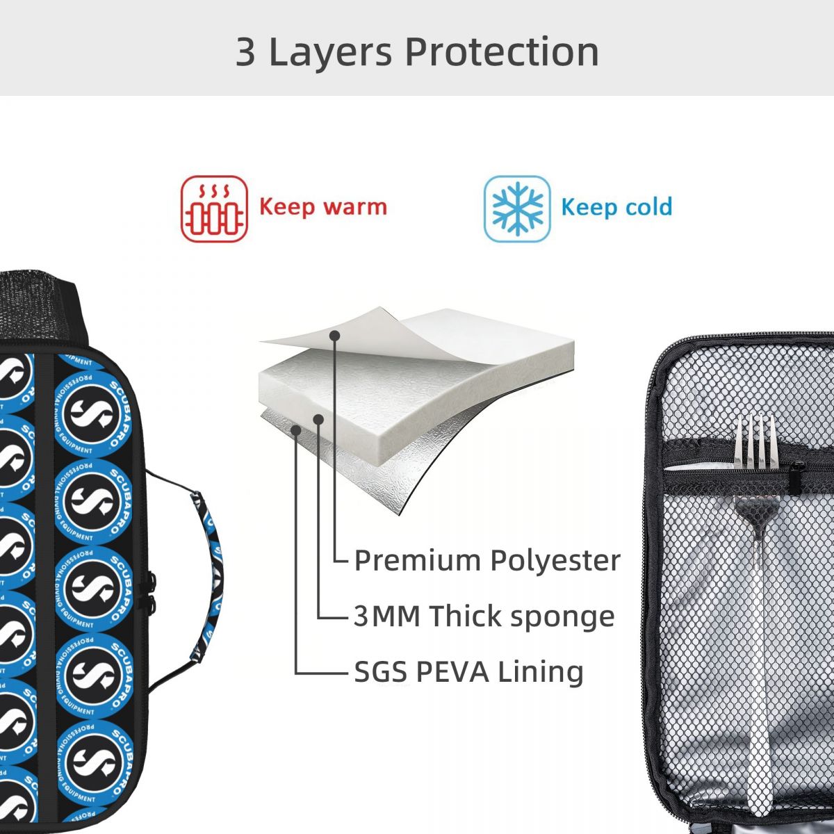 Scubapros Diving Logo - Bolsa  - Baby Food Logo reseña y precio