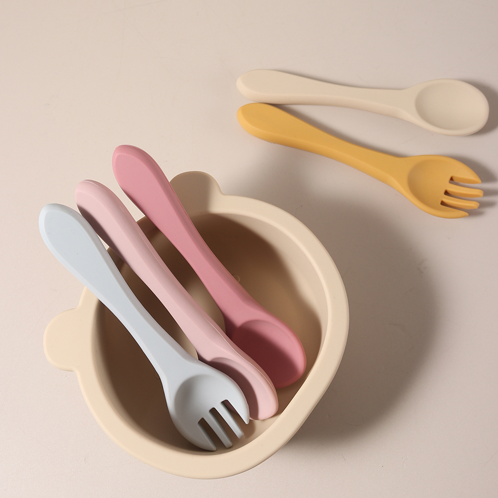 Cuchara y Tenedor de Silicona  - Baby Food Diet reseña y precio