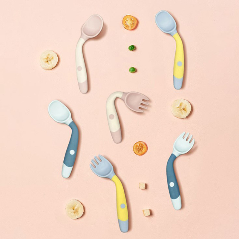Cuchara de silicona flexible p - Baby Food Eating reseña y precio