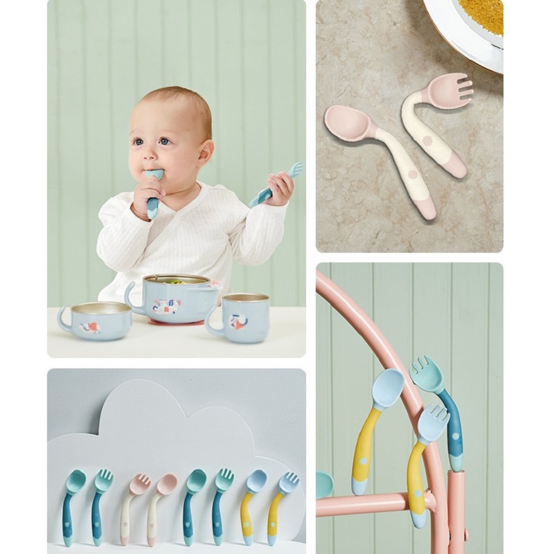 Cuchara de silicona flexible p - Baby Food Eating reseña y precio