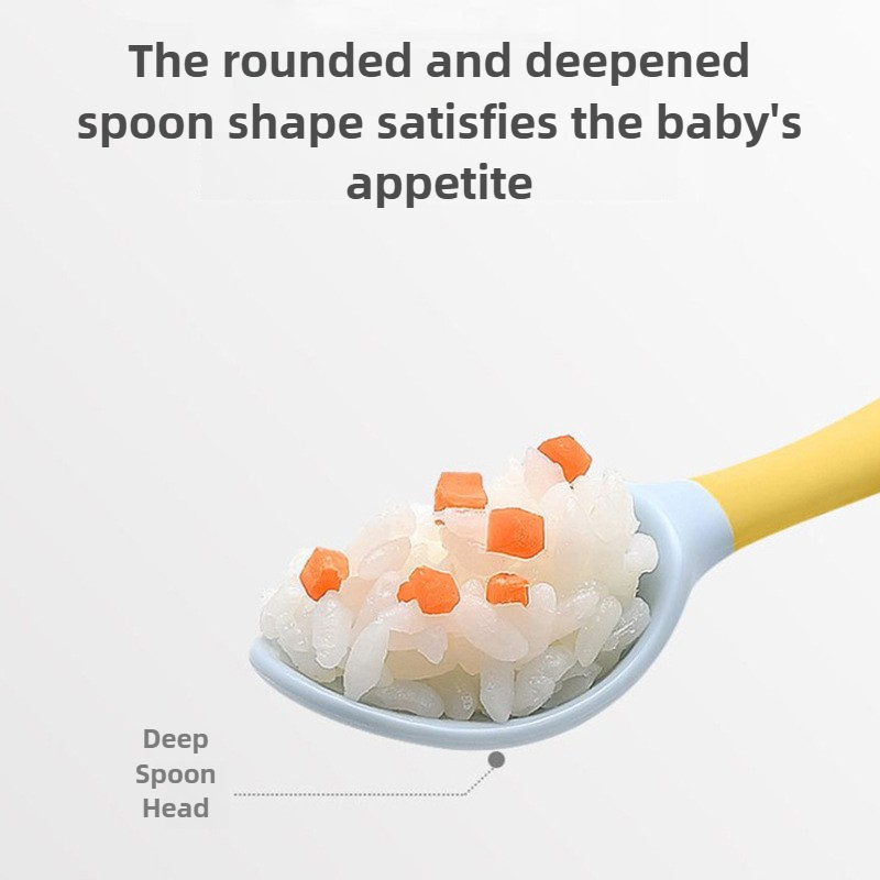 Cuchara de silicona flexible p - Baby Food Eating reseña y precio