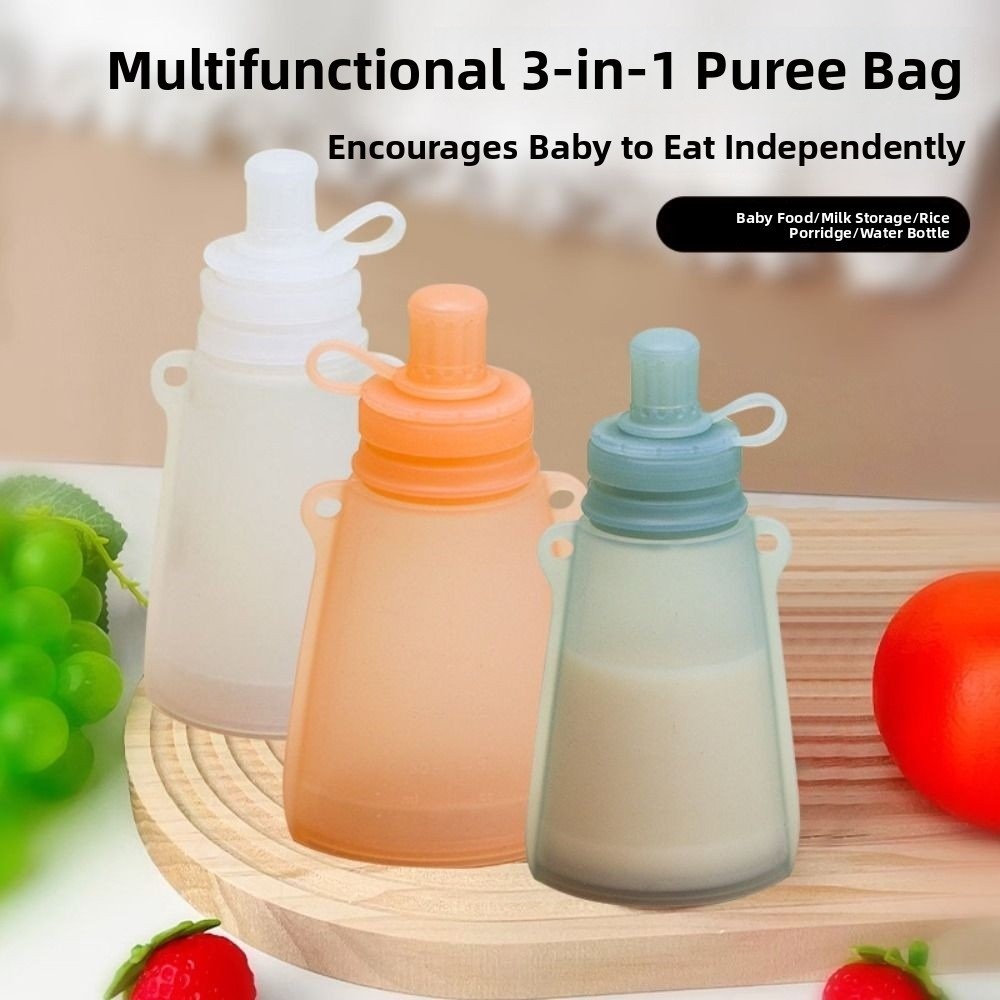 Bolsa de silicona sin BPA para - Baby Food Reusable Pouches reseña y precio