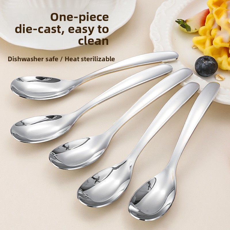 Cuchara de Acero Inoxidable 31 - Baby Food Eating reseña y precio