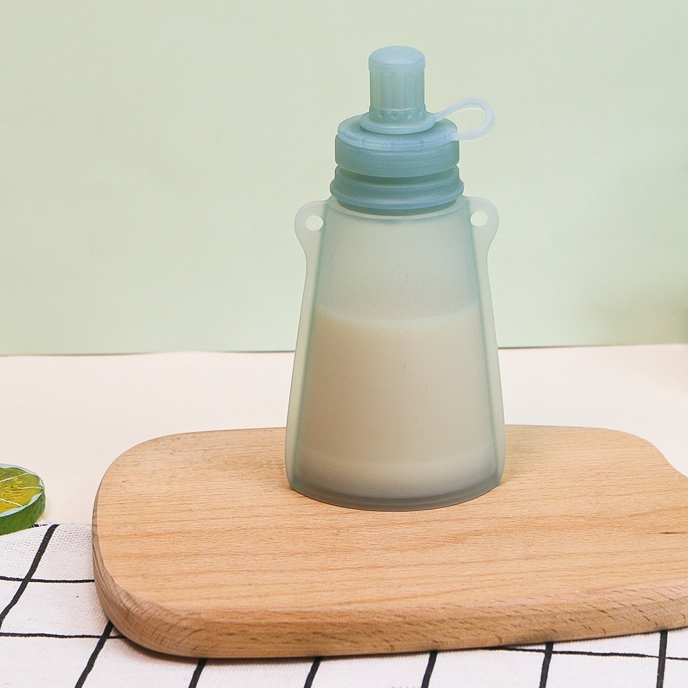 Bolsa de silicona para comida  - Baby Food Reusable Pouches reseña y precio