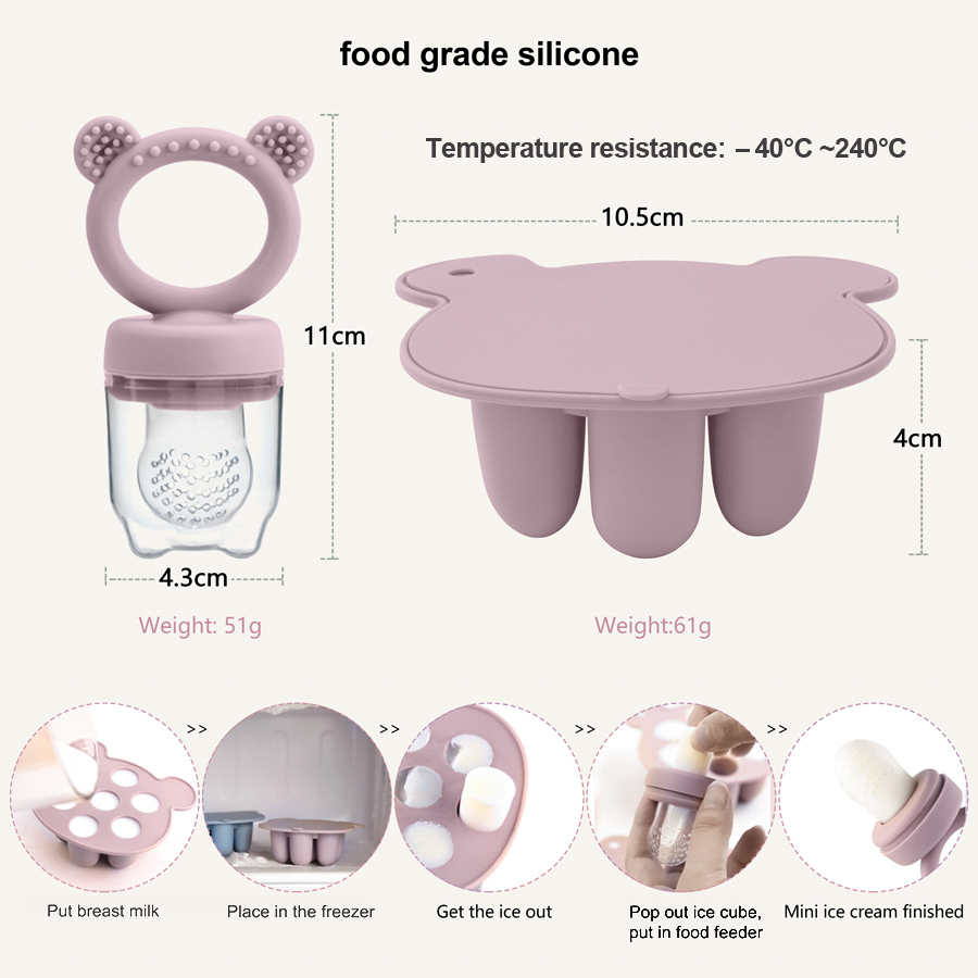 Molde de silicona para helados - Baby Food Diet reseña y precio