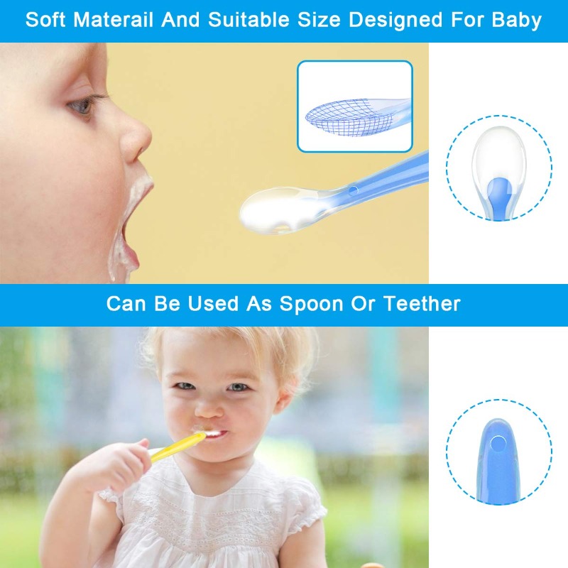 Cucharas de silicona para bebé - Baby Food Diet reseña y precio