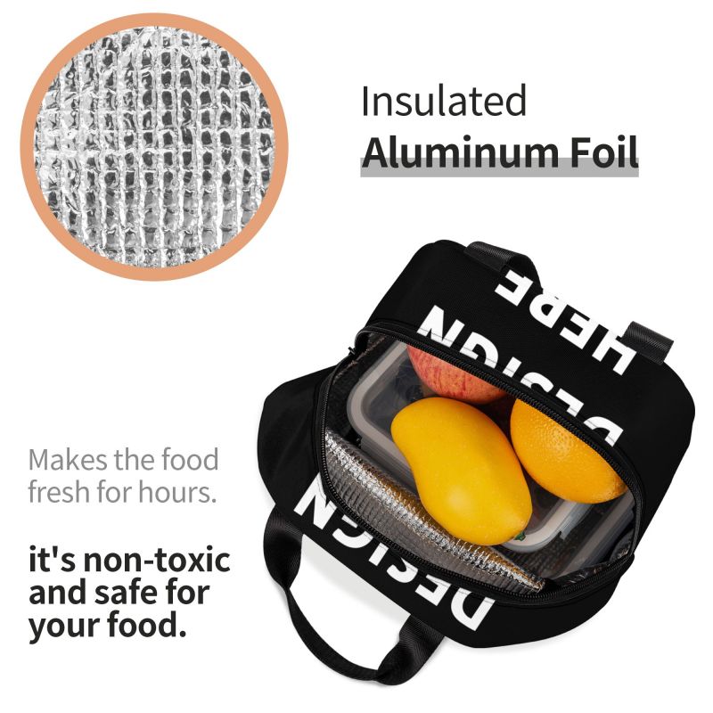Your Design Here-Bolsa de almu - Baby Food Logo reseña y precio