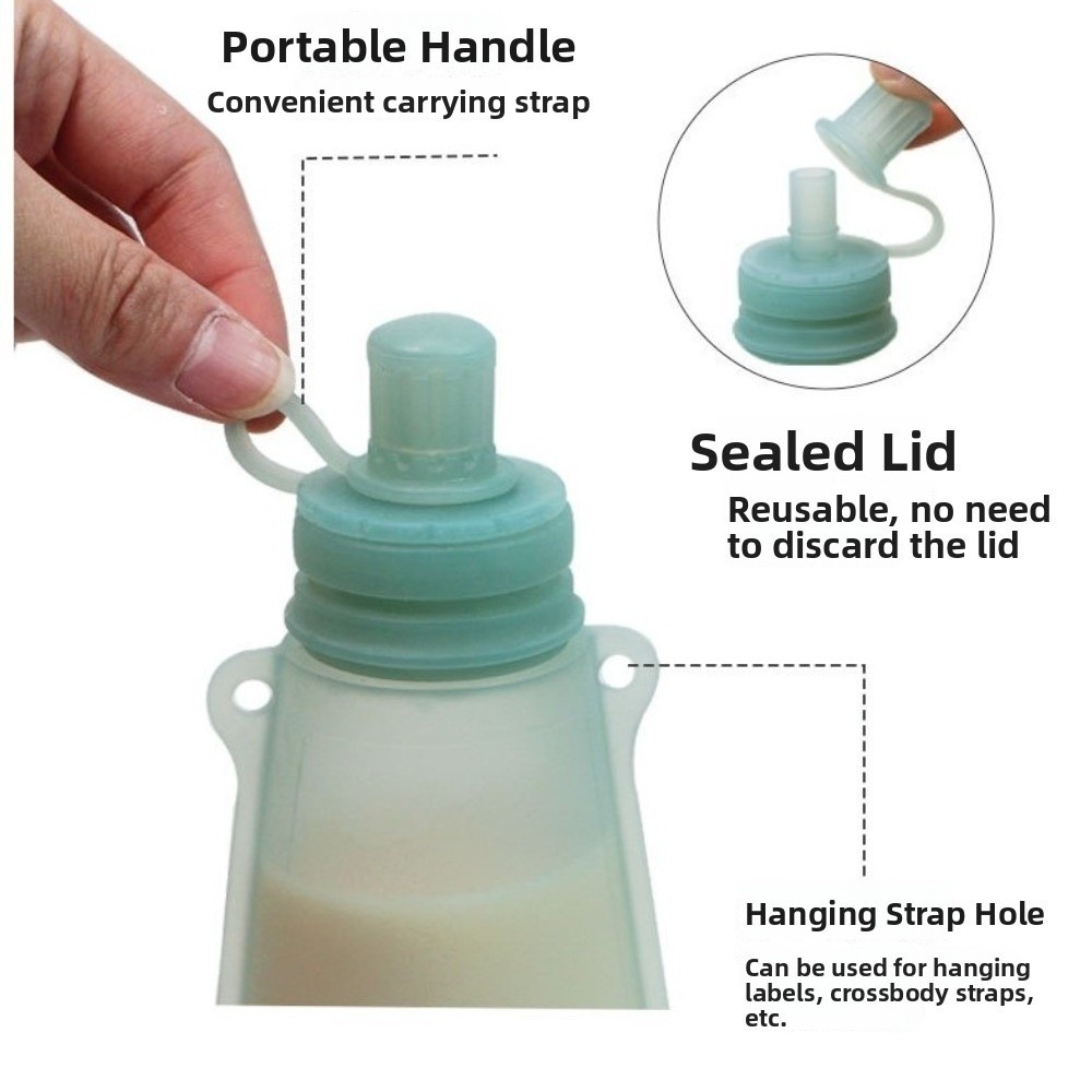 Bolsa de Silicona Libre de BPA - Baby Food Reusable Pouches reseña y precio
