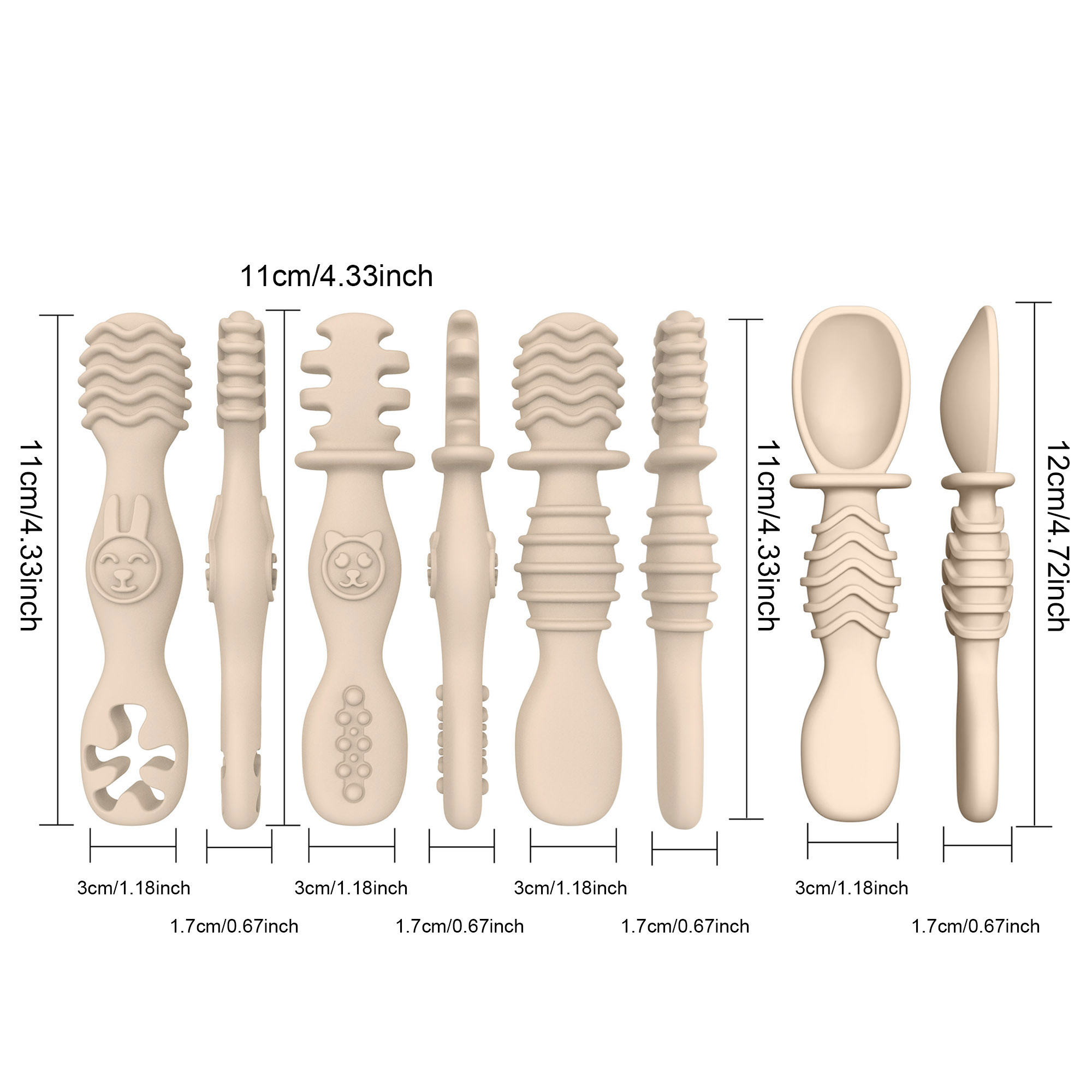 Cuchara de silicona para comid - Baby Food For 7 Month Old reseña y precio