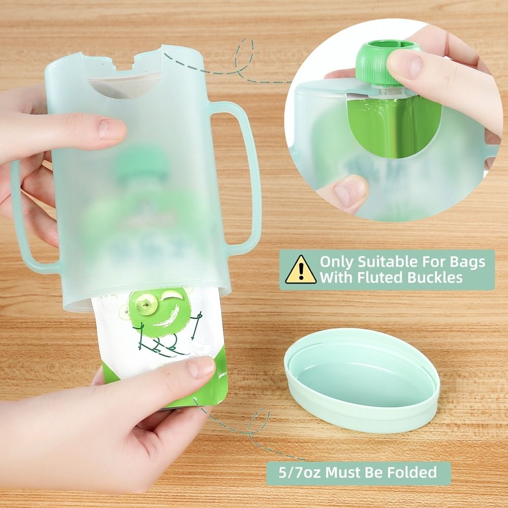Soporte para Bolsas de Plástic - Baby Food Reusable Pouches reseña y precio